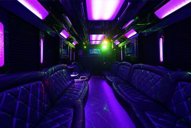 laser lights on bus