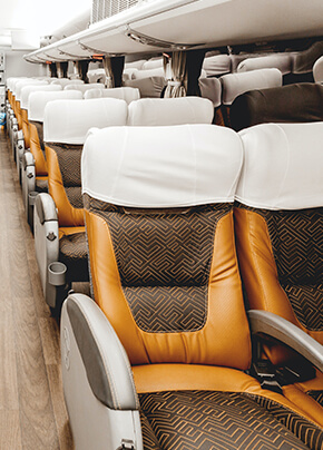 one of our charter buses