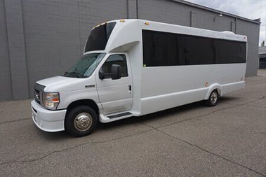 28 passenger party bus service in Lansing